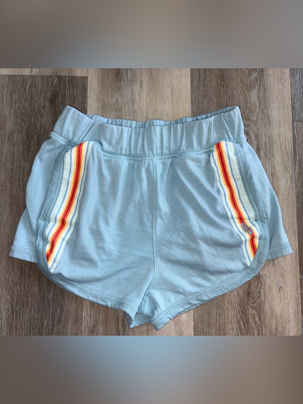 Free People Movement Grand Slam Shorts Light Blue XS - Picture 2 of 7